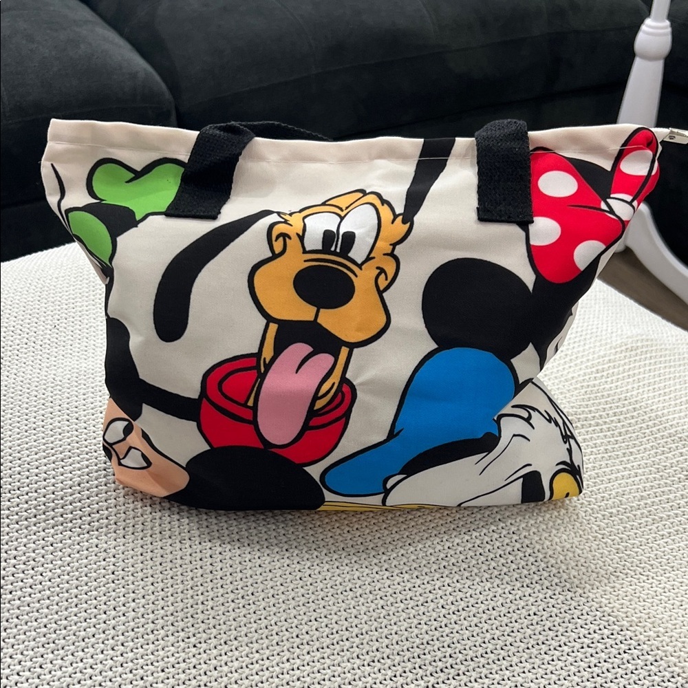 Disney Character Print Tote Bag